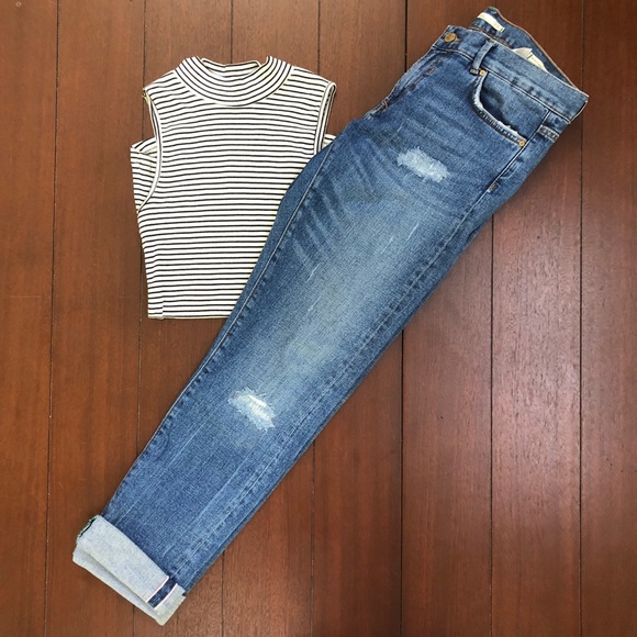 zara selvedge jeans
